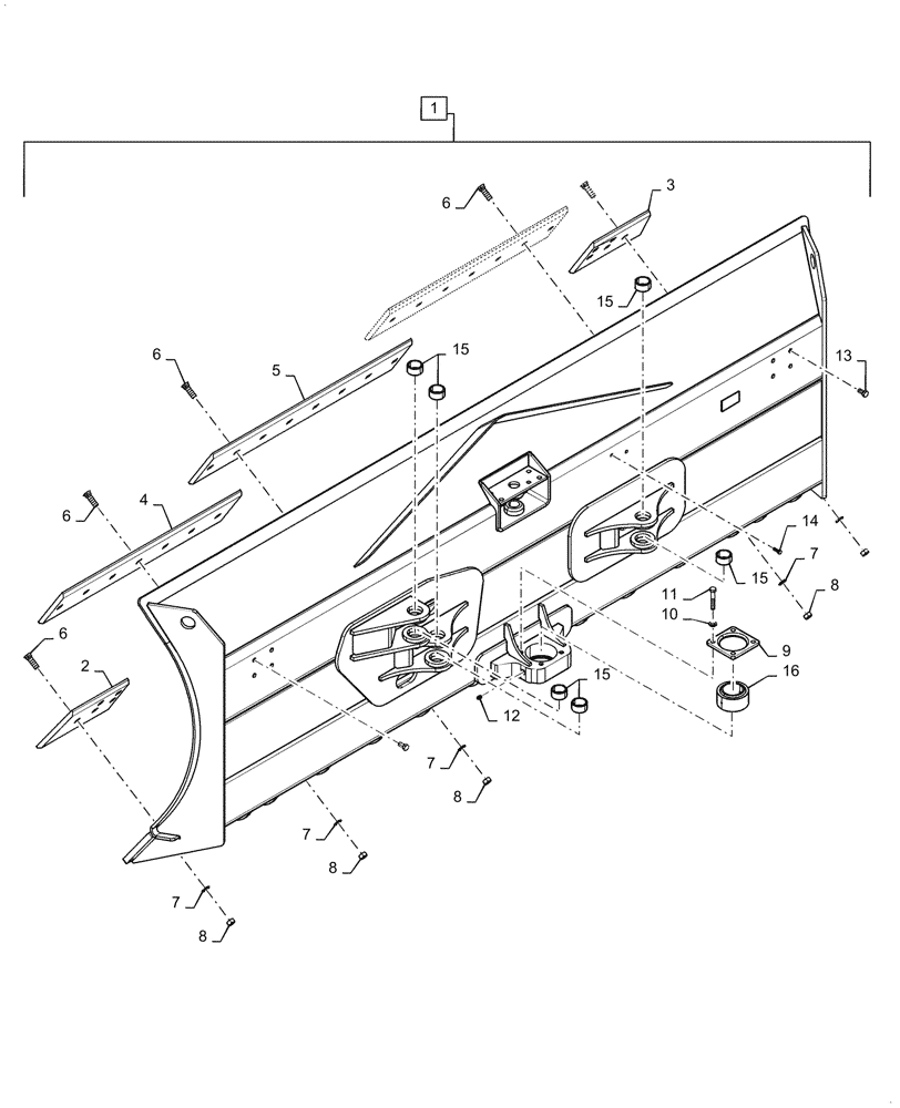 Схема запчастей Case 2050M LGP PAT - (86.110.010) - VAR - 774188 - DOZER BLADE (86) - DOZER