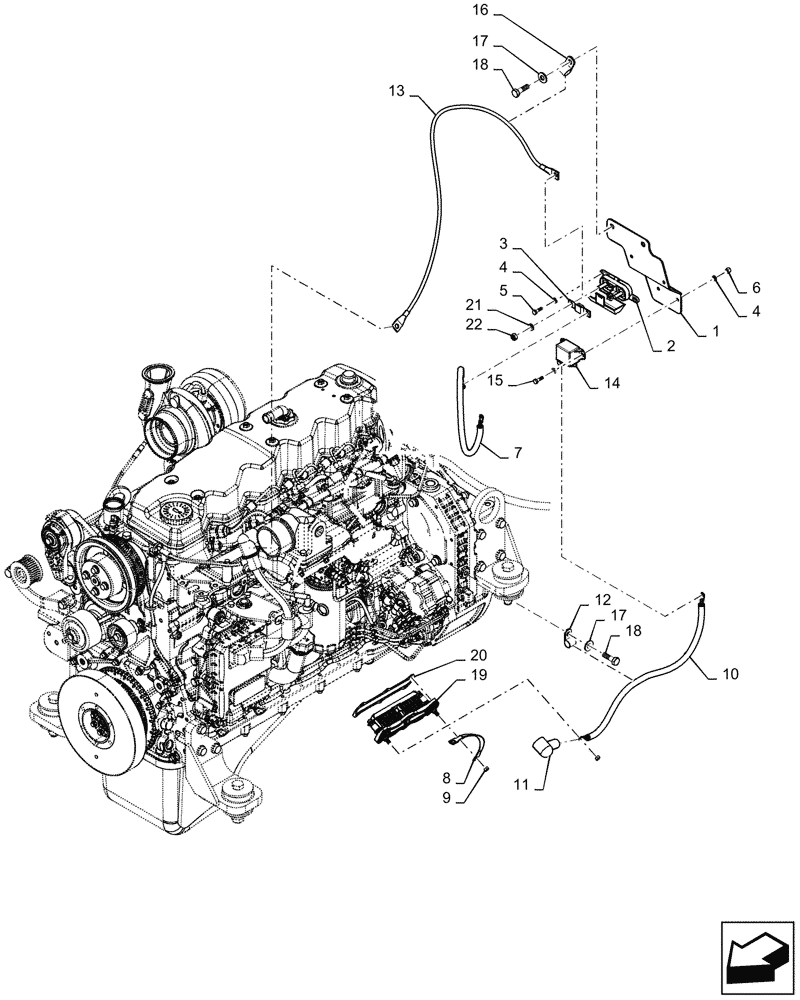 Схема запчастей Case 1150M LT - (55.202.010) - VAR - 784106 - COLD START HEATER (55) - ELECTRICAL SYSTEMS