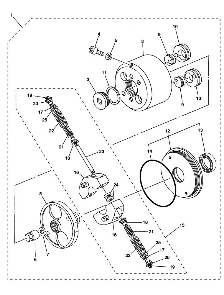 Схема запчастей Case CX350 - (03-029-00[01]) - REGULATOR - FUEL INJECTION PUMP (04) - ELECTRICAL SYSTEMS