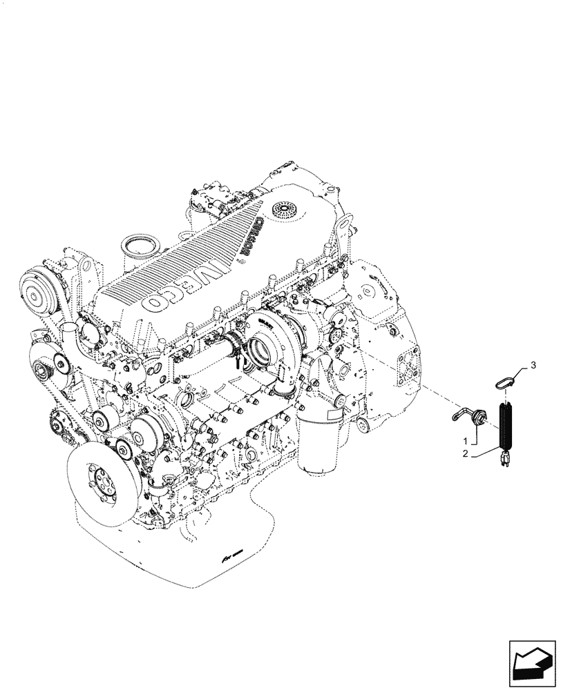 Схема запчастей Case 1121G - (55.202.010) - VAR - 482322 - BLOCK HEATER 120V (55) - ELECTRICAL SYSTEMS