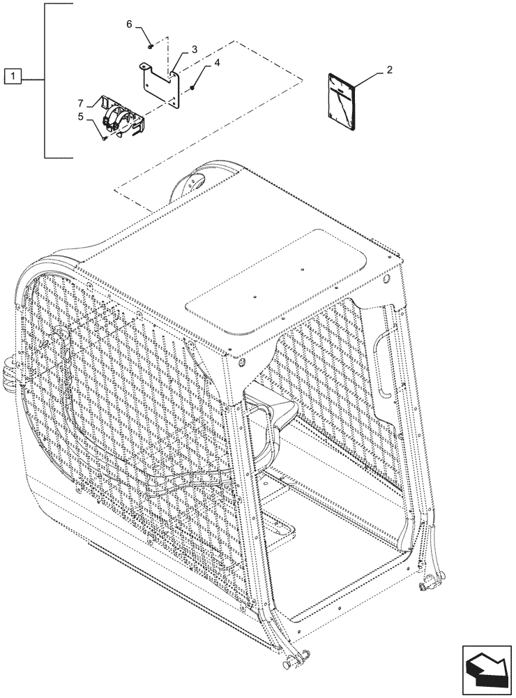 Схема запчастей Case SV340 - (88.100.05) - DIA KIT, FIRE EXTINGUISHER (88) - ACCESSORIES