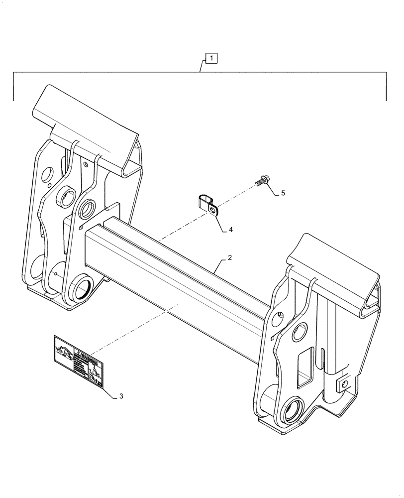 Схема запчастей Case SV340 - (88.100.39[06]) - DIA KIT, COUPLER, SERVICE FRAME (88) - ACCESSORIES