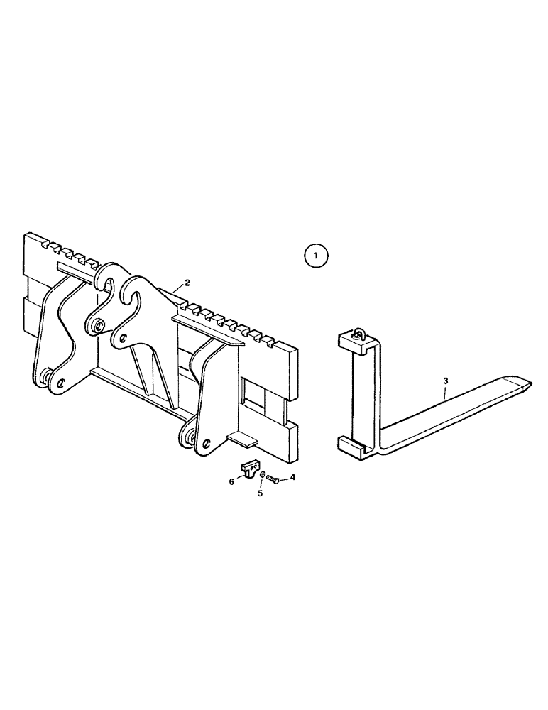 Схема запчастей Case 221B - (9-35P) - FORK - QUICK COUPLER, 221B (DAH2216854-) (09) - CHASSIS/ATTACHMENTS