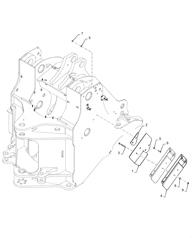 Схема запчастей Case 1121G - (88.100.020) - VAR - 47898673 - WHEEL CHOCKS (88) - ACCESSORIES