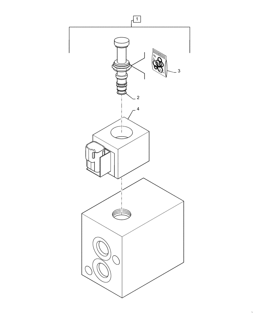 Схема запчастей Case SR270 - (29.134.010[01]) - SINGLE SPEED BRAKE VALVE (29) - HYDROSTATIC DRIVE