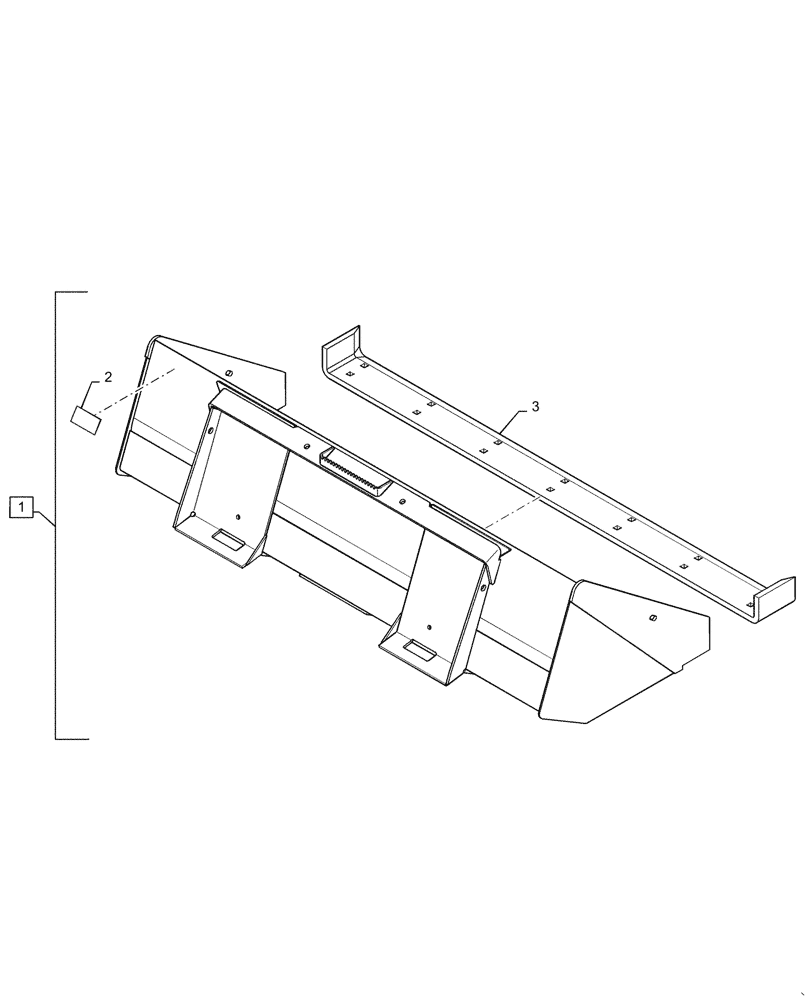 Схема запчастей Case SV340 - (82.300.030[06]) - 72" BUCKET, HEAVY DUTY DIRT, GRAY (82) - FRONT LOADER & BUCKET