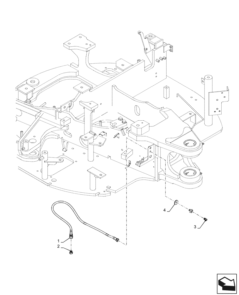 Схема запчастей Case CX31B - (71.460.AF) - LUBRICATION LINE, SWING CYLINDER ATTACHMENT (71) - LUBRICATION SYSTEM