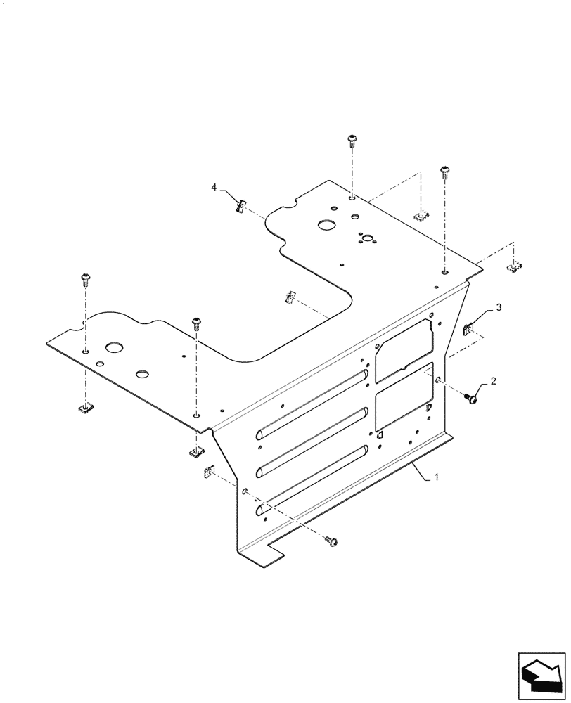 Схема запчастей Case SR175 - (29.200.AI[05]) - HANDLE MOUNTING, E-H CONTROLS (27-APR-2016 & NEWER) (29) - HYDROSTATIC DRIVE