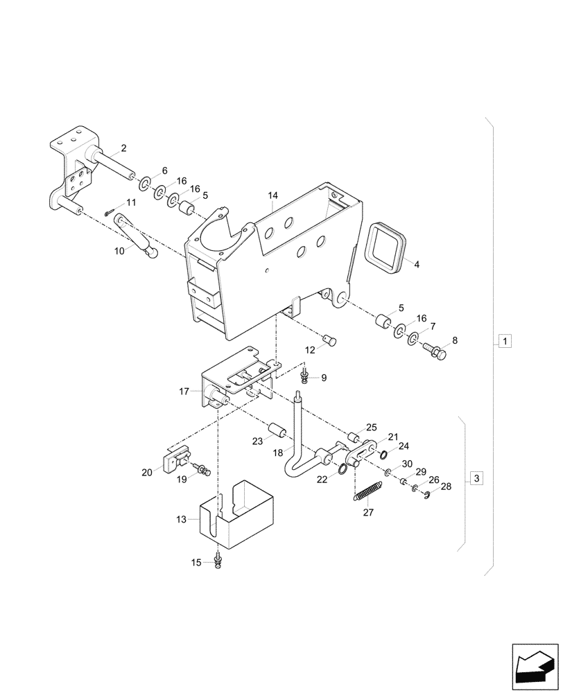 Схема запчастей Case CX57C - (90.151.020) - ARMREST (LH), CONSOLE, COMPONENTS (90) - PLATFORM, CAB, BODYWORK AND DECALS