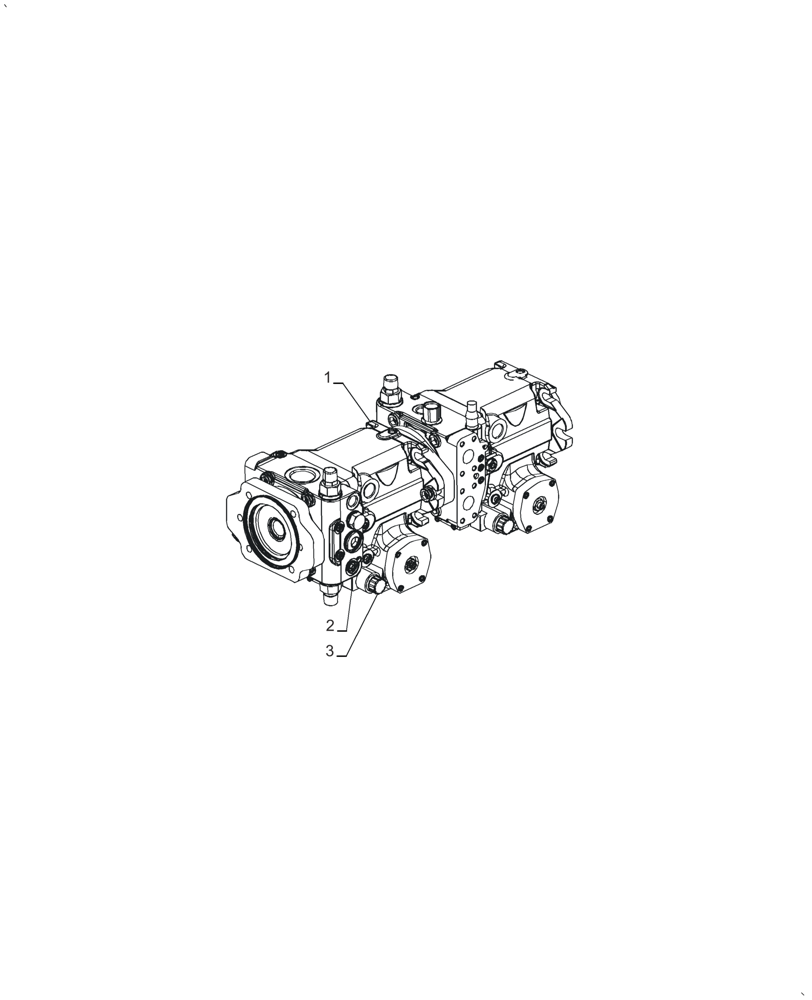 Схема запчастей Case 750K - (06-15) - PUMP, ASSY (06) - POWER TRAIN