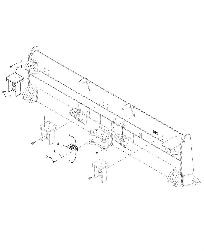 Схема запчастей Case 2050M LT BD - (55.991.010[03]) - VAR - 784605 - TELEMATIC SYSTEM, BULL BLADE, MOUNTING PARTS, TRIMBLE READY (55) - ELECTRICAL SYSTEMS