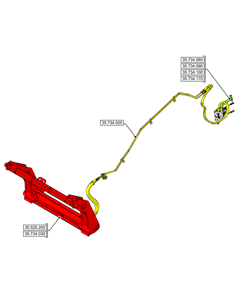 Схема запчастей Case 580SN - (35.000.00[02]) - SECTION INDEX - HYDRAULIC SYSTEMS (35) - HYDRAULIC SYSTEMS