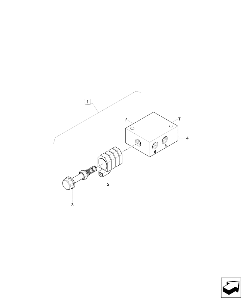 Схема запчастей Case CX60C - (35.734.010) - VAR - 747064 - QUICK COUPLER, SOLENOID VALVE (35) - HYDRAULIC SYSTEMS