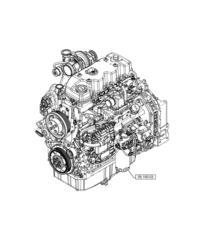 Схема запчастей Case F4HFE413P A001 - (05.000.00) - SECTION INDEX - MACHINE COMPLETION & EQUIPMENT (05) - SERVICE & MAINTENANCE