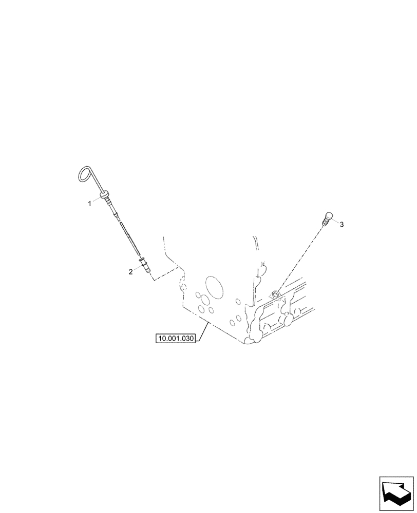 Схема запчастей Case CX17C - (10.304.020) - DIPSTICK (10) - ENGINE