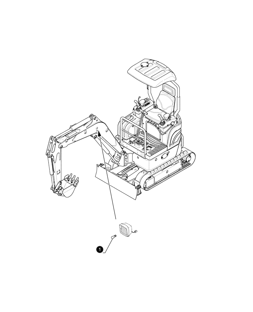 Схема запчастей Case CX17C - (05.100.04[04]) - MAINTENANCE PARTS - BULBS (05) - SERVICE & MAINTENANCE