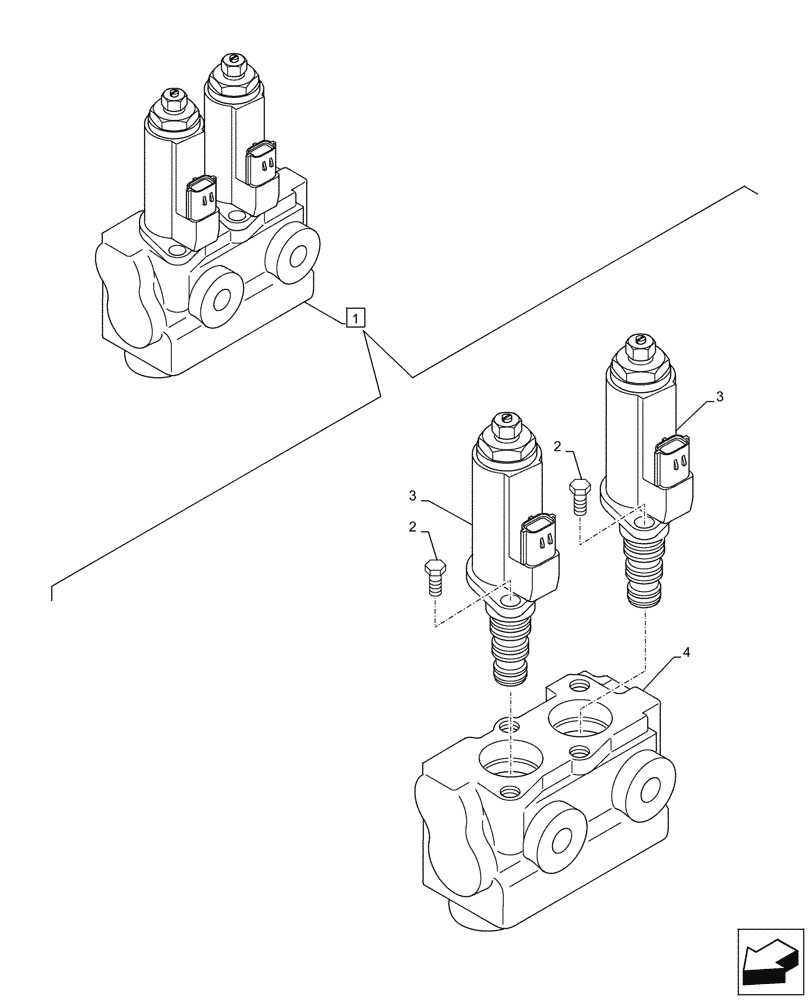 Схема запчастей Case CX750D RTC - (35.360.130) - VAR - 461865, 461868, 461869, 461871 - SOLENOID VALVE, HAMMER CIRCUIT, SHEARS, HIGH FLOW, W/ ELECTRICAL PROPORTIONAL CONTROL (35) - HYDRAULIC SYSTEMS