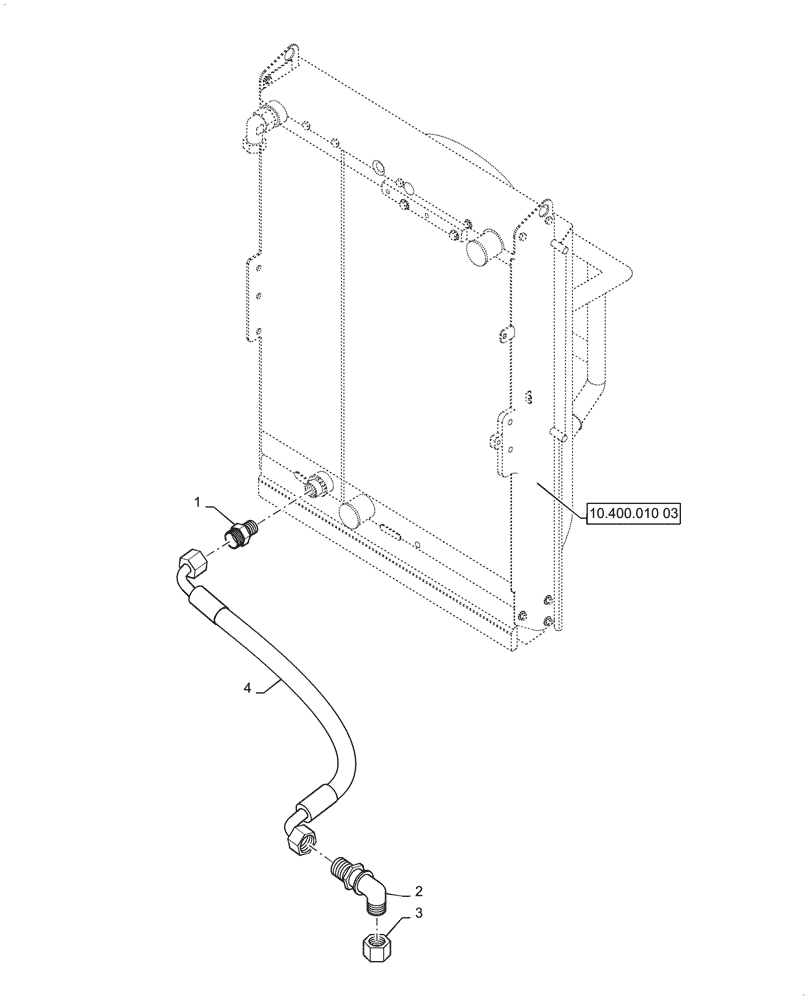 Схема запчастей Case SV208D - (10.400.010[05]) - RADIATOR, DRAIN (10) - ENGINE