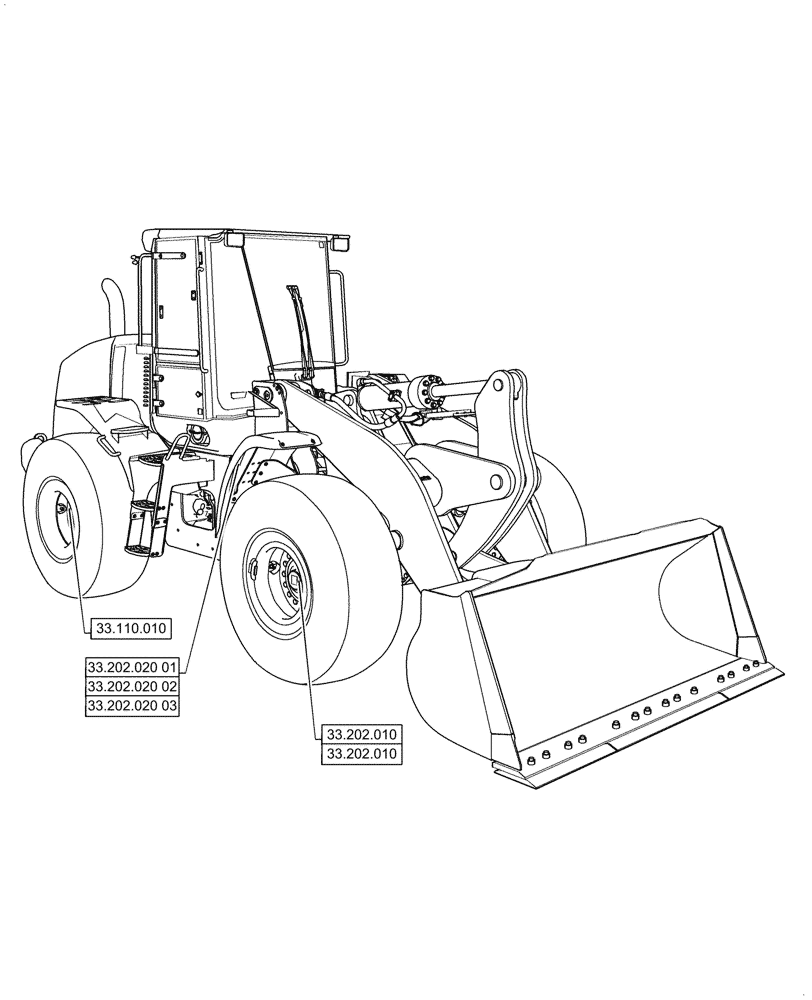 Схема запчастей Case 1121G - (33.000.00) - SECTION INDEX - BRAKES & CONTROLS (33) - BRAKES & CONTROLS