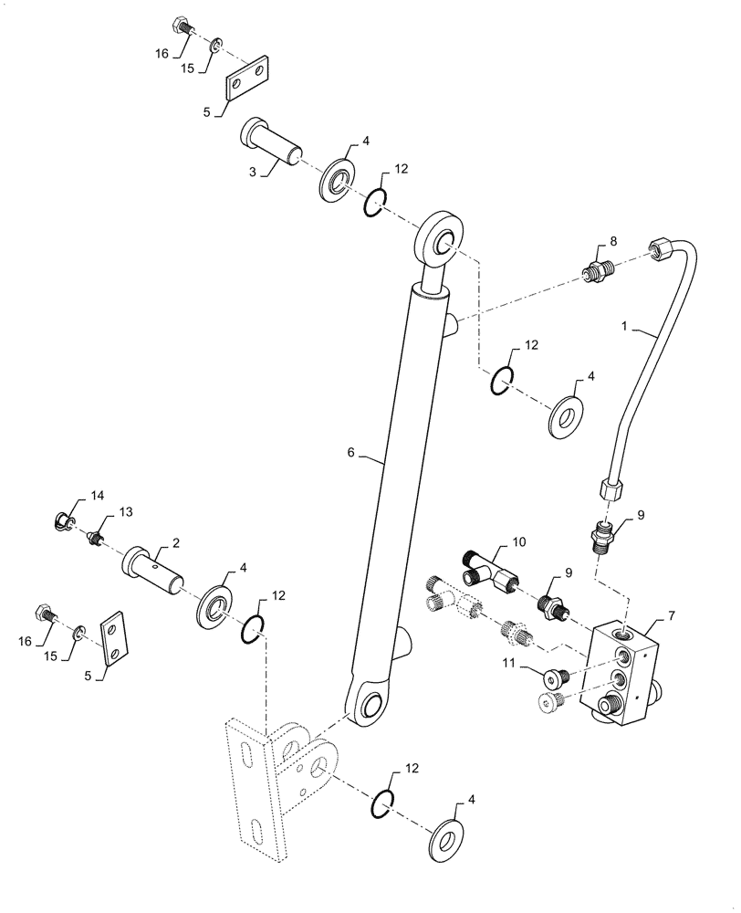 Схема запчастей Case SV208D - (35.740.010[02]) - HOOD, CYLINDER, ASSY, LH (35) - HYDRAULIC SYSTEMS