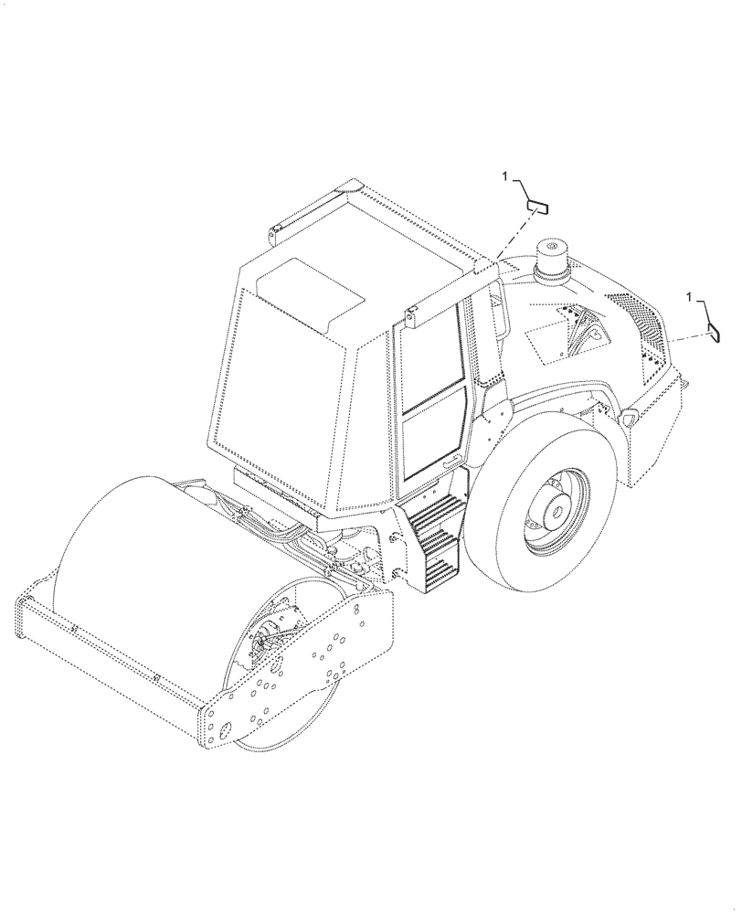 Схема запчастей Case SV208D - (55.404.020[01]) - REFLECTOR (55) - ELECTRICAL SYSTEMS