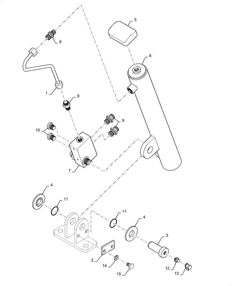 Схема запчастей Case SV208D - (35.740.010[04]) - PLATFORM, CYLINDER, ASSY (35) - HYDRAULIC SYSTEMS