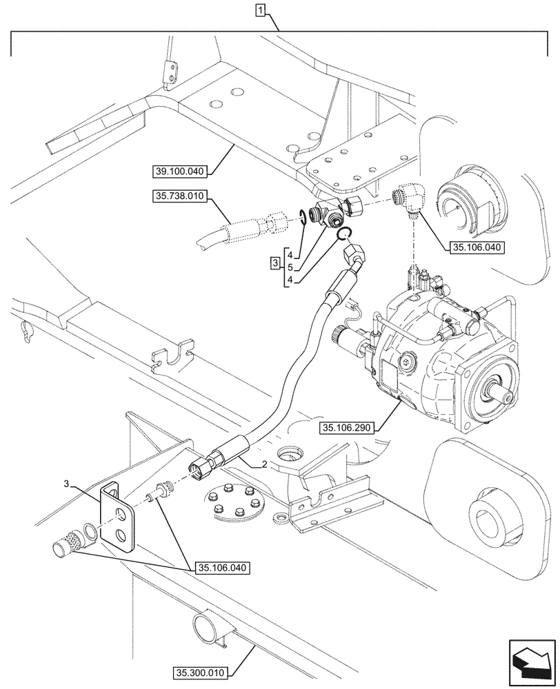 Схема запчастей Case 580SN - (88.100.35[32]) - DIA KIT, POWER LIFT (88) - ACCESSORIES