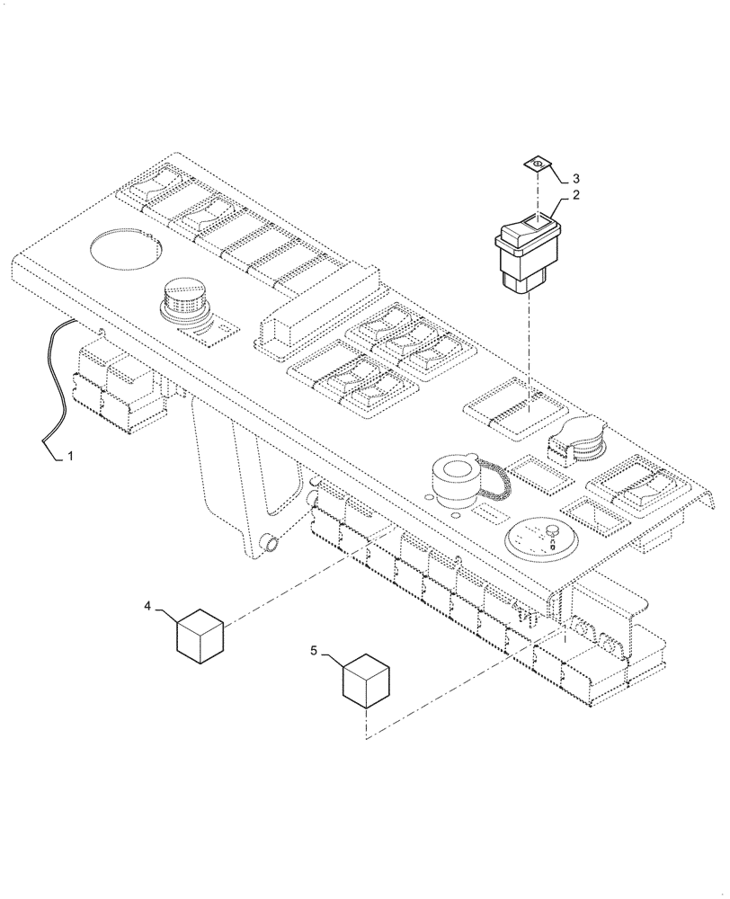 Схема запчастей Case SV212 - (55.408.03[04]) - ELECTRICAL PARTS, DIFF LOCK - NARROW VERSION - ASN NFNTC3821 (55) - ELECTRICAL SYSTEMS