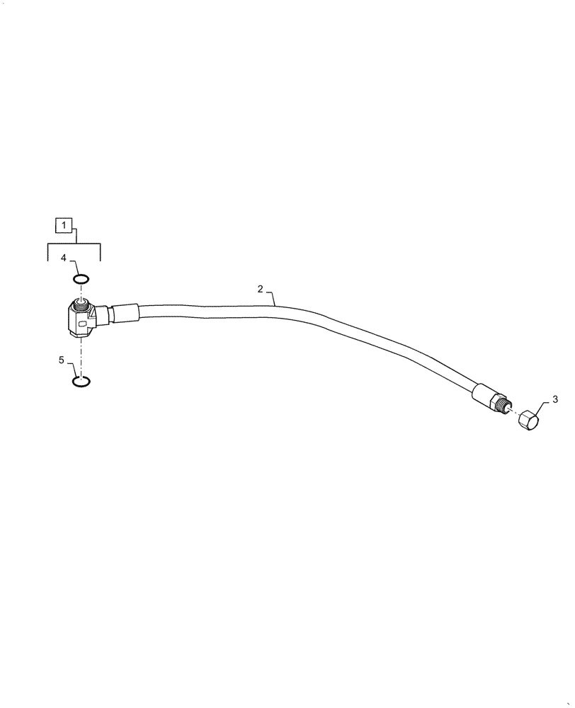 Схема запчастей Case TR270 - (10.304.AF[01]) - REMOTE OIL LINE (10) - ENGINE