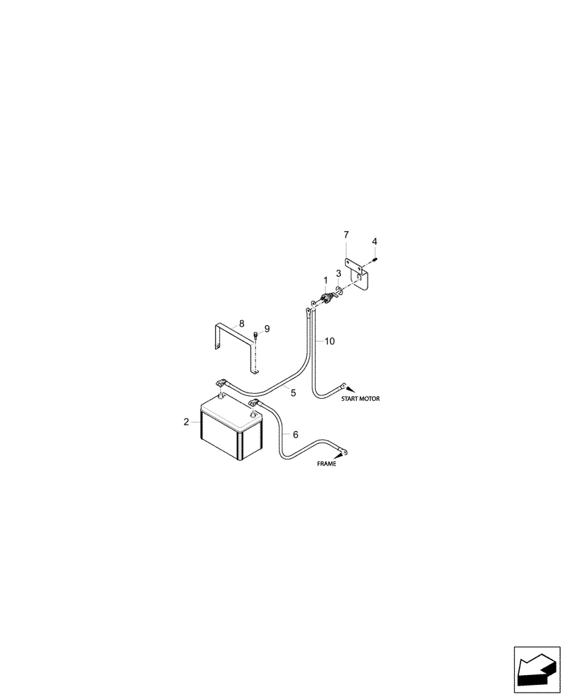 Схема запчастей Case CX33C - (55.302.010) - BATTERY (55) - ELECTRICAL SYSTEMS