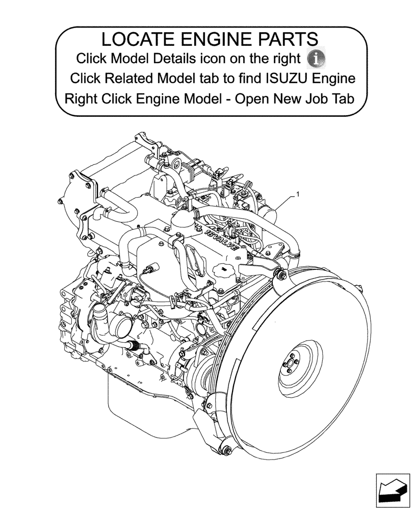 Схема запчастей Case CX290D LC SL - (10.001.010) - STD + VAR - 488034 - ENGINE, ASSY (10) - ENGINE