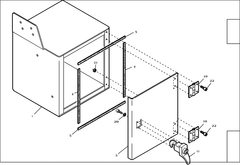 Схема запчастей Case 121E - (92.042[2991679000]) - TOOLBOX (90) - PLATFORM, CAB, BODYWORK AND DECALS