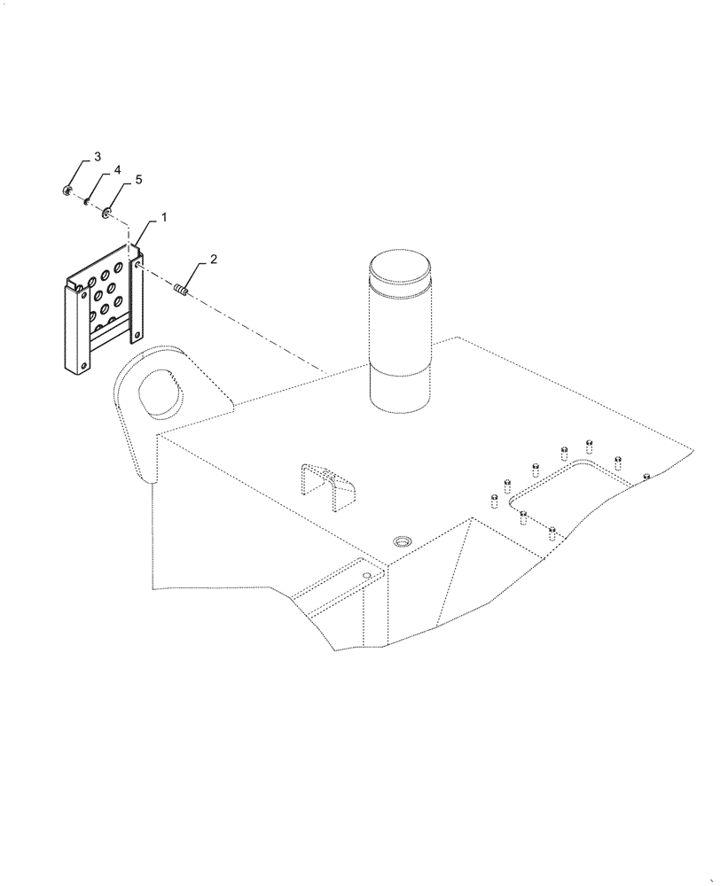 Схема запчастей Case SV208D - (90.118.010[04]) - UPPER, PLATFORM, STEP, RH (39) - FRAMES AND BALLASTING