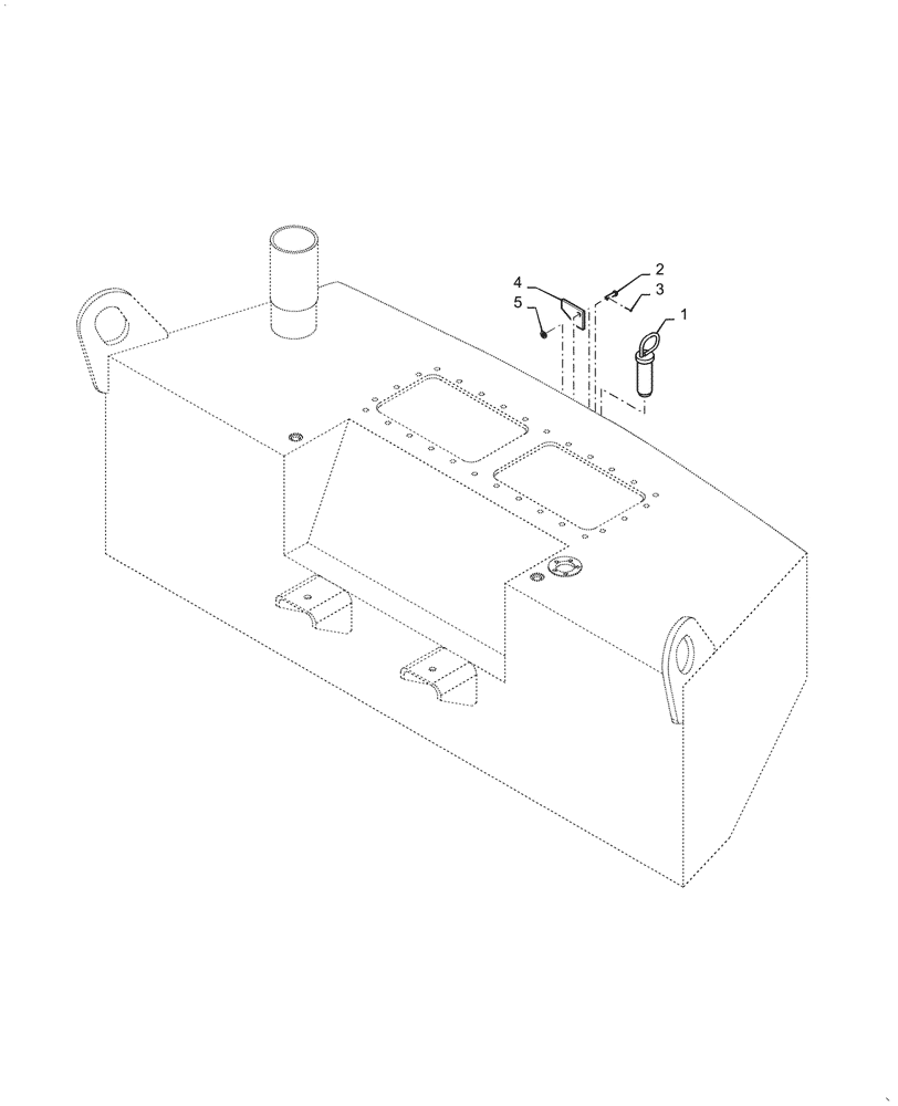 Схема запчастей Case SV208D - (37.100.010[01]) - DRAWBAR, REAR (37) - HITCHES, DRAWBARS & IMPLEMENT COUPLINGS