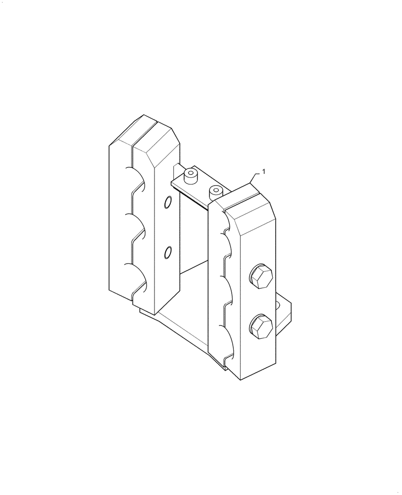 Схема запчастей Case SV208D - (39.100.020[02]) - ARTICULATION, JOINT (39) - FRAMES AND BALLASTING