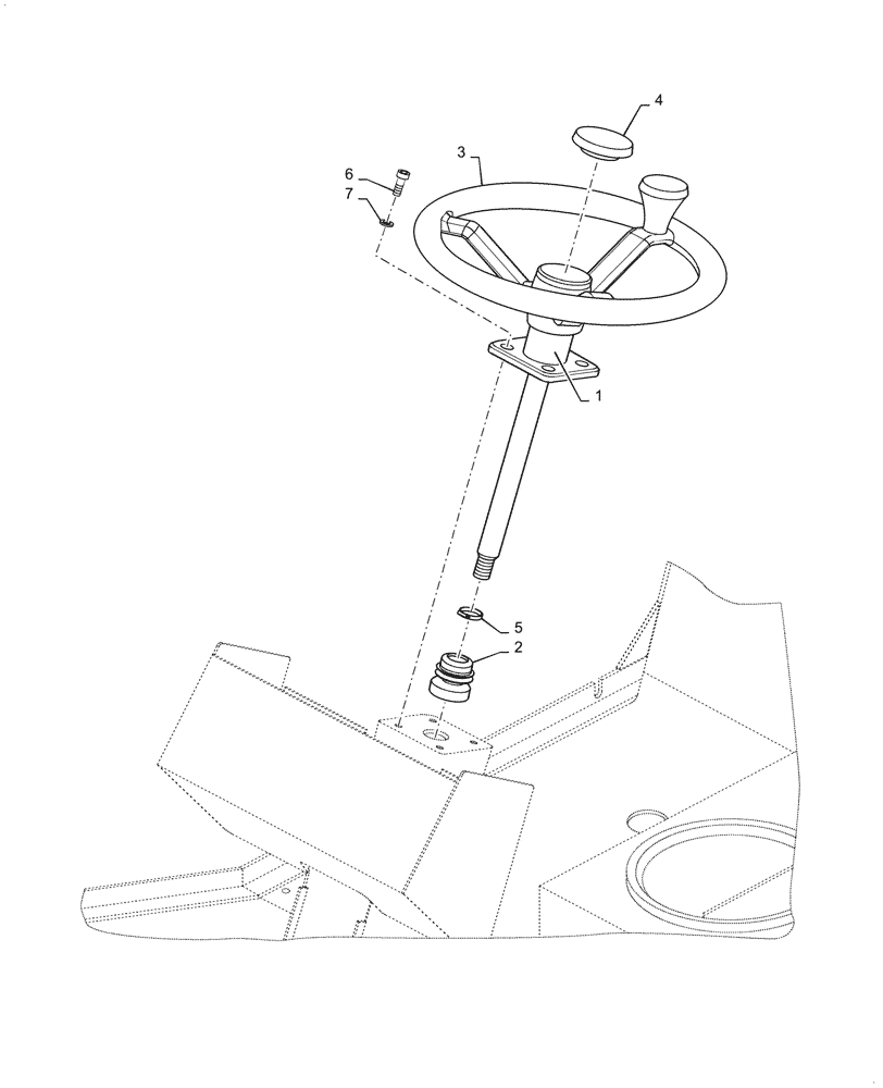 Схема запчастей Case SV208D - (41.101.010[01]) - STEERING COLUMN (41) - STEERING