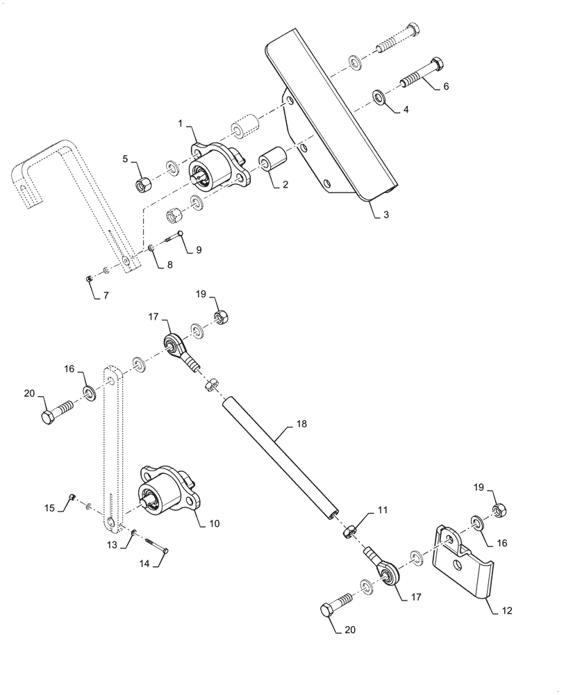 Схема запчастей Case 521G - (55.425.020[01]) - ELECTROHYDRAULIC SENSOR ASSEMBLY, LIFT AND TILT, XT (55) - ELECTRICAL SYSTEMS