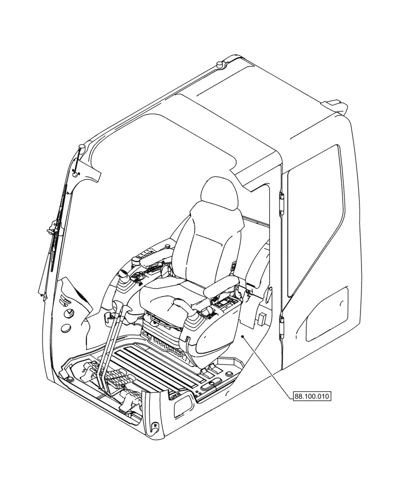 Схема запчастей Case CX750D RTC - (00.000.088) - PICTORIAL INDEX - ACCESSORIES (00) - GENERAL & PICTORIAL INDEX