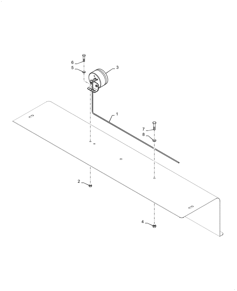 Схема запчастей Case SV210 - (04-13[01a]) - ALARM, BACK UP- ASN NCNTB2042 (04) - ELECTRICAL SYSTEMS