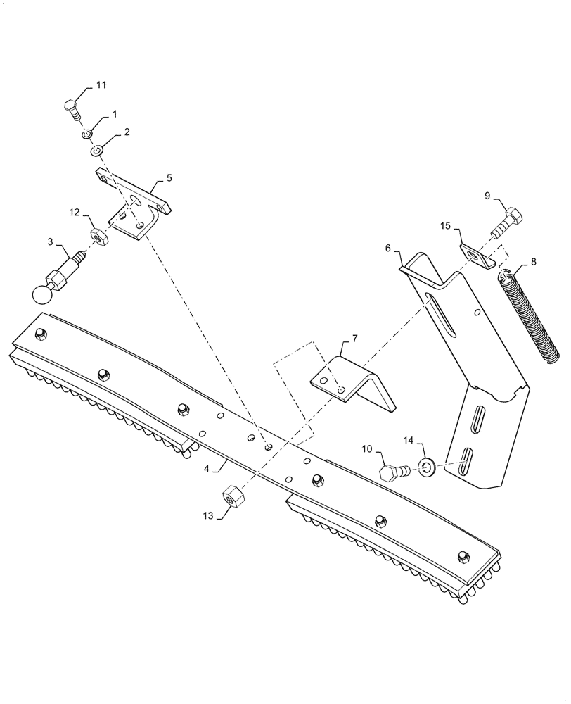 Схема запчастей Case PT240 - (44.100.02[03]) - SCRAPER, ASSY, FRONT - ASN NCNTN2482 (44) - WHEELS