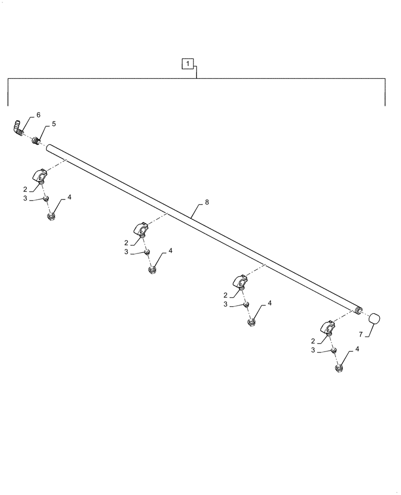 Схема запчастей Case PT240 - (75.120.02[03]) - SPRINKLING SYSTEM - BTW NBNTN2339 - NENTN2695 (75) - SOIL PREPARATION