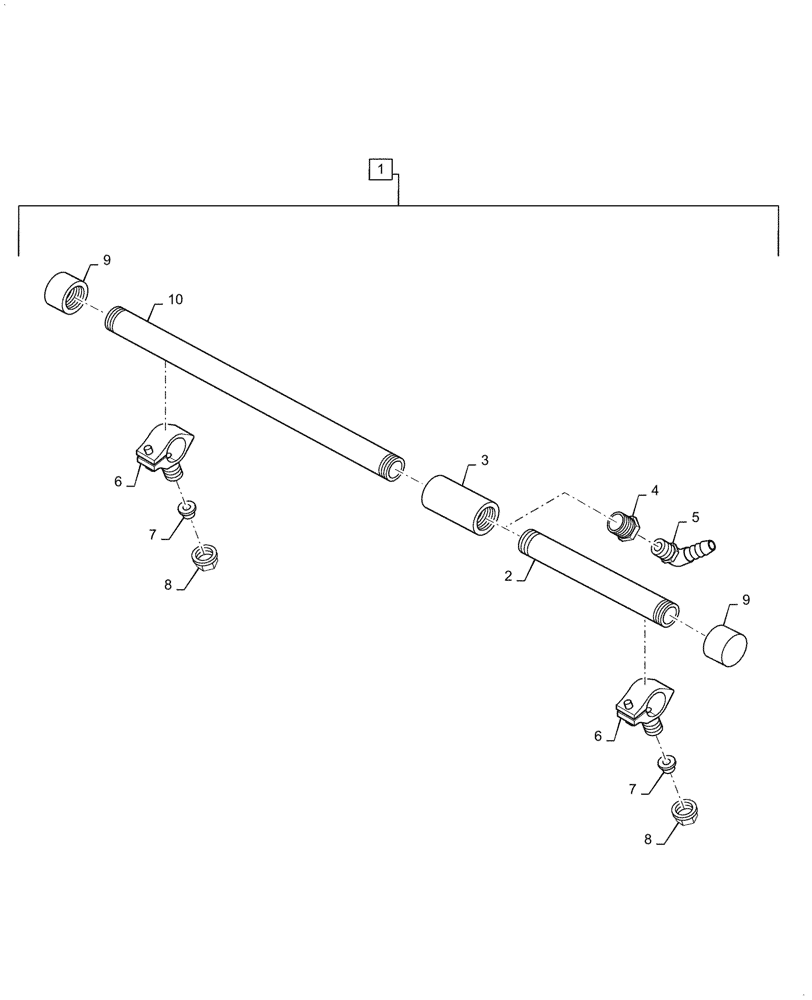 Схема запчастей Case PT240 - (75.120.02[07]) - SPRINKLING SYSTEM - BTW NBNTN2339 - NENTN2695 (75) - SOIL PREPARATION