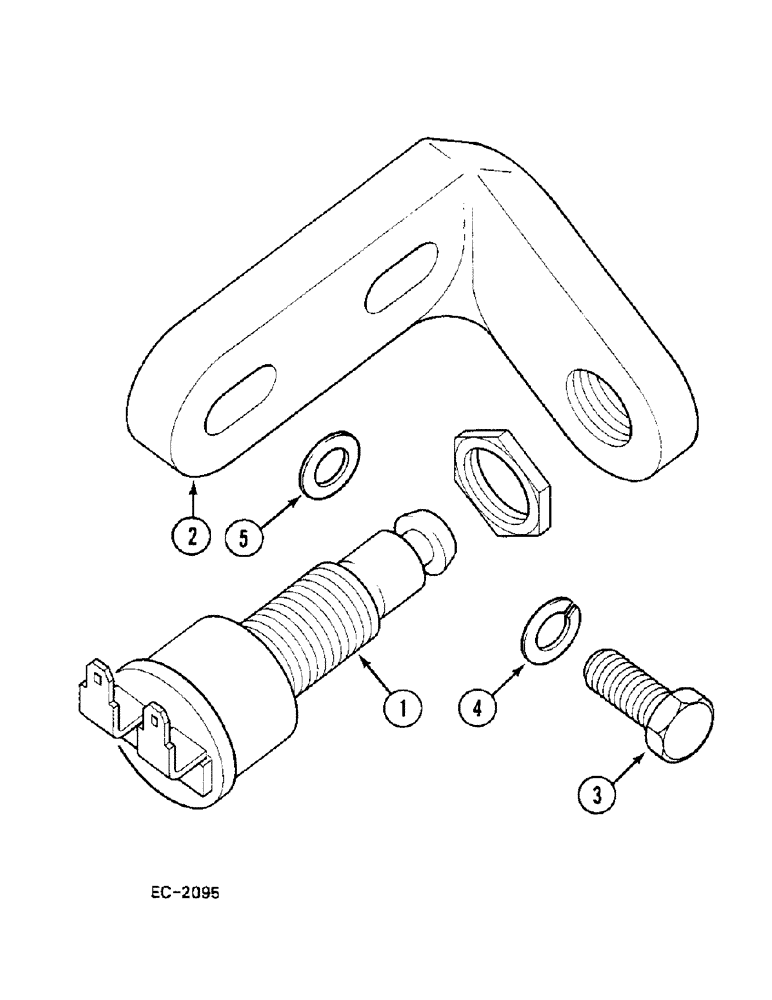 Схема запчастей Case 380B - (4-100) - NEUTRAL SAFETY SWITCH (04) - ELECTRICAL SYSTEMS