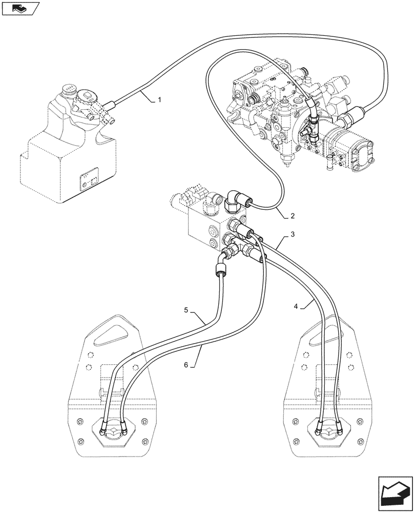 Схема запчастей Case DV23 - (35.903.AE[01b]) - VIBRATION DAMPER, HOSE (35) - HYDRAULIC SYSTEMS