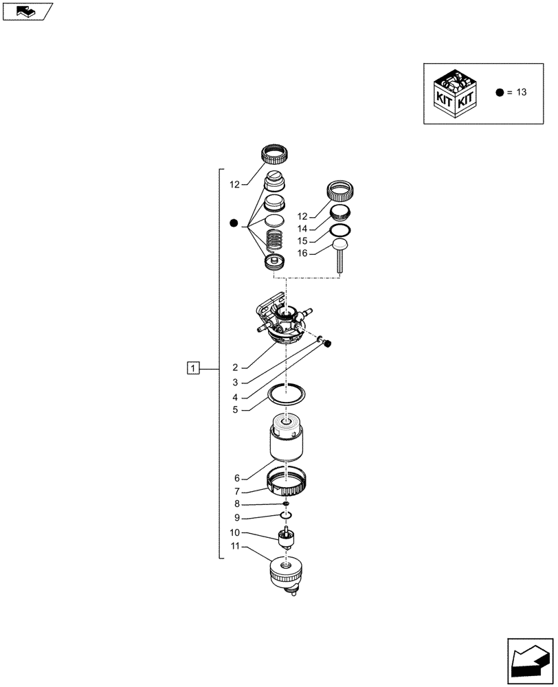 Схема запчастей Case 590SN - (10.216.02[02]) - FUEL LINES, RESERVOIR, COMPONENTS (10) - ENGINE