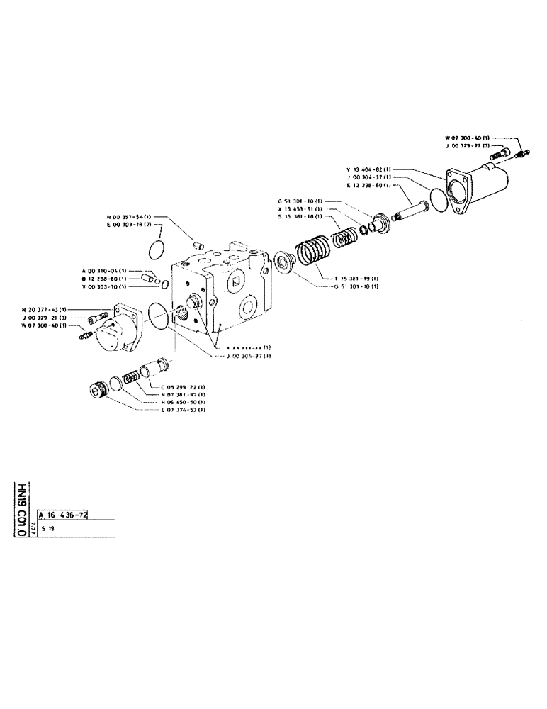 Схема запчастей Case 75P - (119) - NO DESCRIPTION PROVIDED (07) - HYDRAULIC SYSTEM