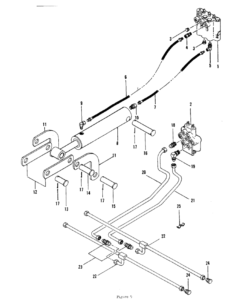 Схема запчастей Case 700 - (20) - HYDRAULIC SYSTEM - BOOM AND CONVEYOR CIRCUITS 