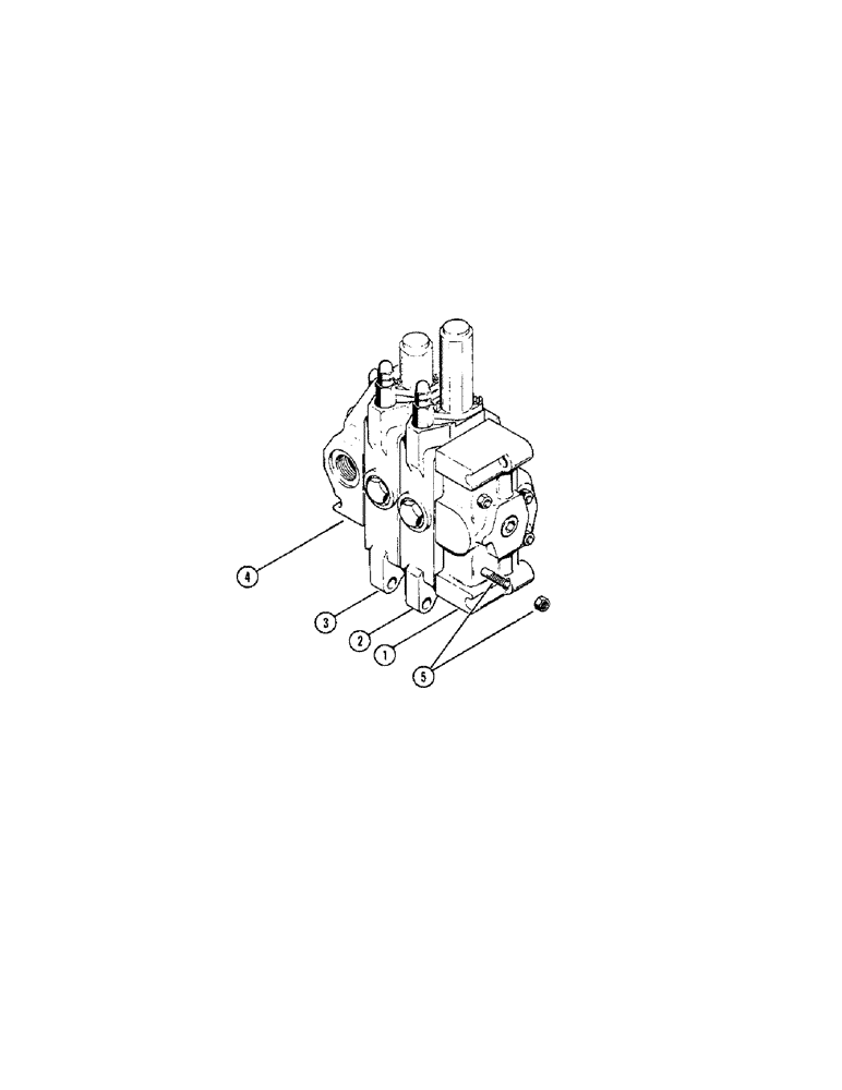 Схема запчастей Case 750 - (254) - D31286 DOZER CONTROL VALVE (2 SPOOL), EARLY PRODUCTION (07) - HYDRAULIC SYSTEM