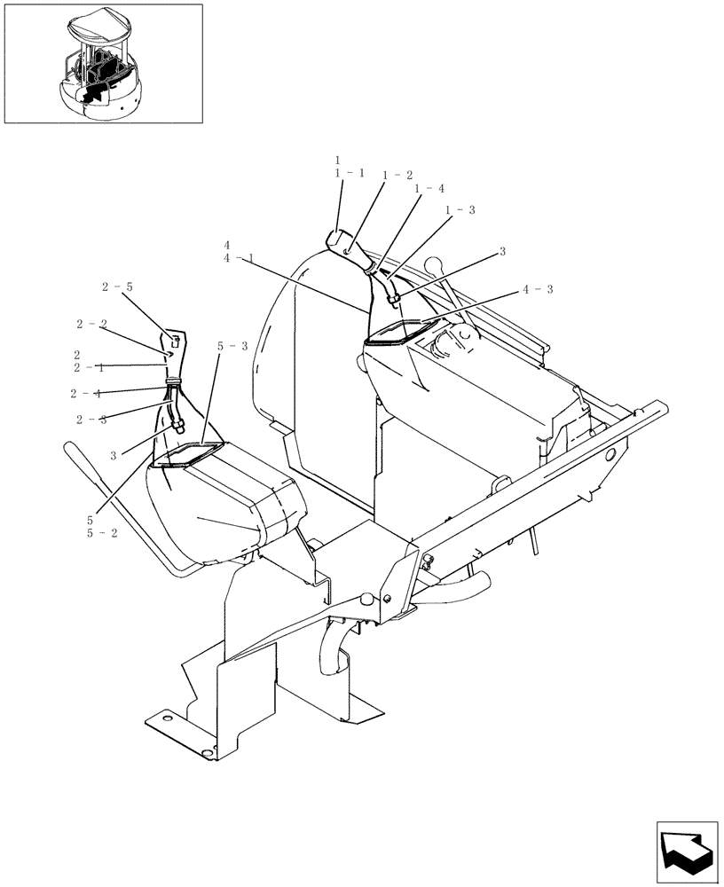 Схема запчастей Case CX31B - (124-01[1]) - CONTROLS (35) - HYDRAULIC SYSTEMS