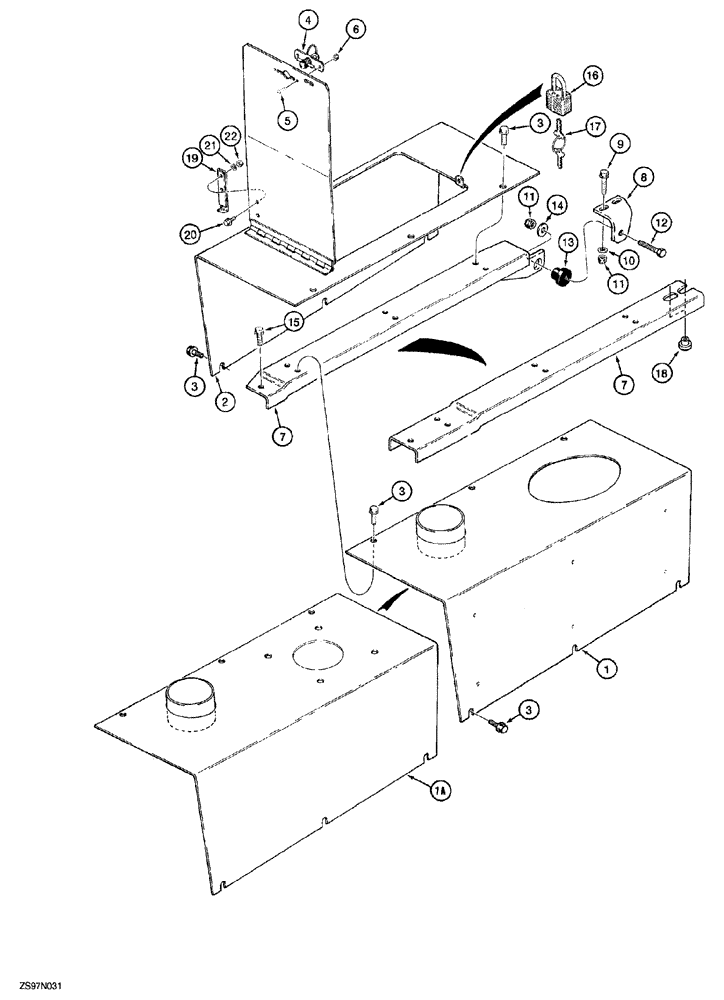 Схема запчастей Case 850G - (9-28) - HOOD (05) - UPPERSTRUCTURE CHASSIS